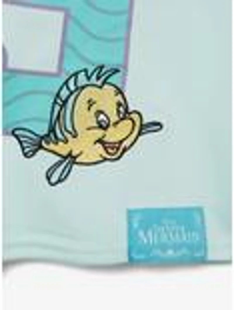 Disney The Little Mermaid Ariel Women's Cropped Football Jersey - BoxLunch Exclusive