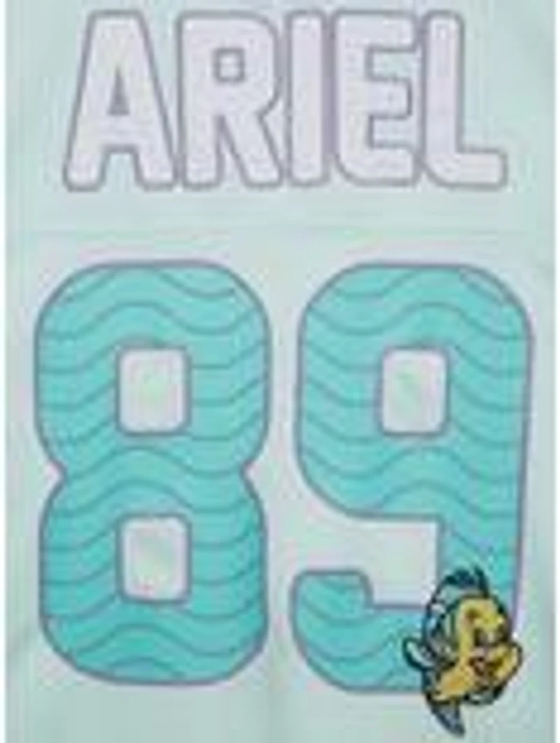 Disney The Little Mermaid Ariel Women's Cropped Football Jersey - BoxLunch Exclusive