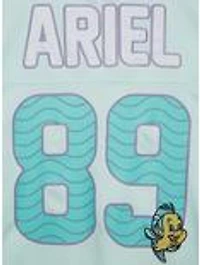 Disney The Little Mermaid Ariel Women's Cropped Football Jersey - BoxLunch Exclusive
