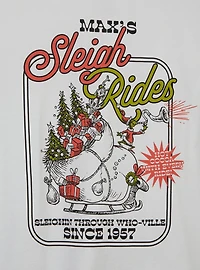 How the Grinch Stole Christmas Max's Sleigh Rides Women's Cropped T-Shirt — BoxLunch Exclusive