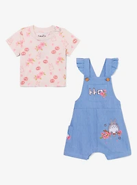 Studio Ghibli® My Neighbor Totoro Cherry Blossom Infant T-Shirt and Overall Set