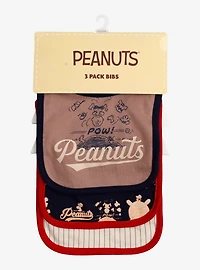 Peanuts Baseball Infant Bib Set — BoxLunch Exclusive
