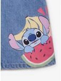 Disney Lilo & Stitch Watermelon Toddler Denim Overall Dress T-Shirt Set - BoxLunch Exclusive