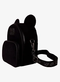 Loungefly Disney Mickey Mouse Corduroy Ears Mini Backpack Convertible Crossbody Bag