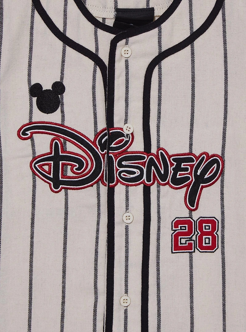 Disney Mickey Mouse Striped Toddler Baseball Jersey