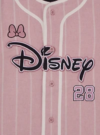 Disney Minnie Mouse Striped Toddler Baseball Jersey