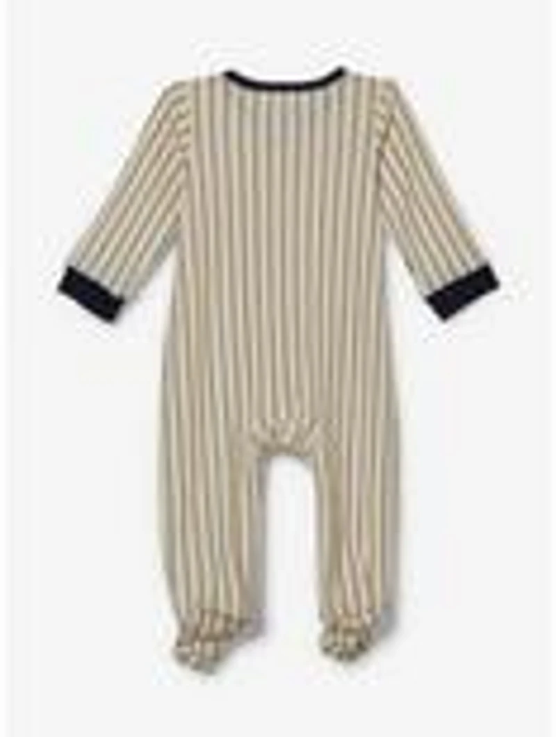 Peanuts Baseball Striped Infant One-Piece