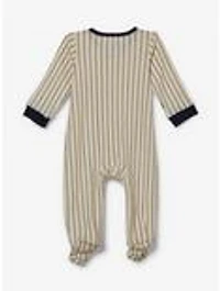 Peanuts Baseball Striped Infant One-Piece