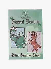 Naomi Lord Art Forest Beasts Blind Box Enamel Pin