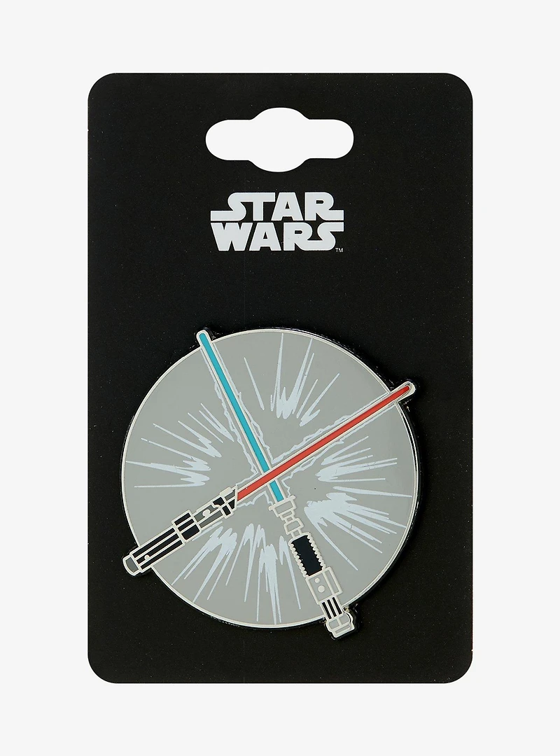 Star Wars Blue & Red Lightsaber Enamel Pin