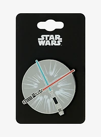 Star Wars Blue & Red Lightsaber Enamel Pin