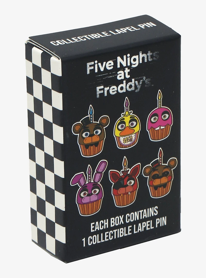 Five Nights at Freddy's Character Cupcakes Blind Box Enamel Pin