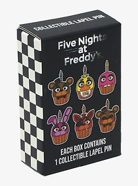 Five Nights at Freddy's Character Cupcakes Blind Box Enamel Pin
