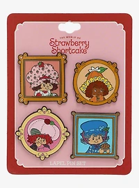 Strawberry Shortcake Characters Frame Enamel Pin Set