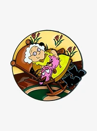 Courage the Cowardly Dog Muriel Rocking Chair Rocking Enamel Pin