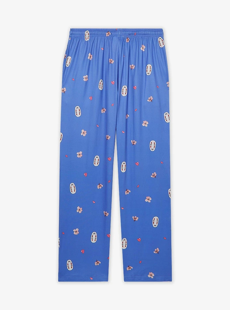 Studio Ghibli® Spirited Away No-Face Cherry Blossom Allover Print Sleep Pants — BoxLunch Exclusive