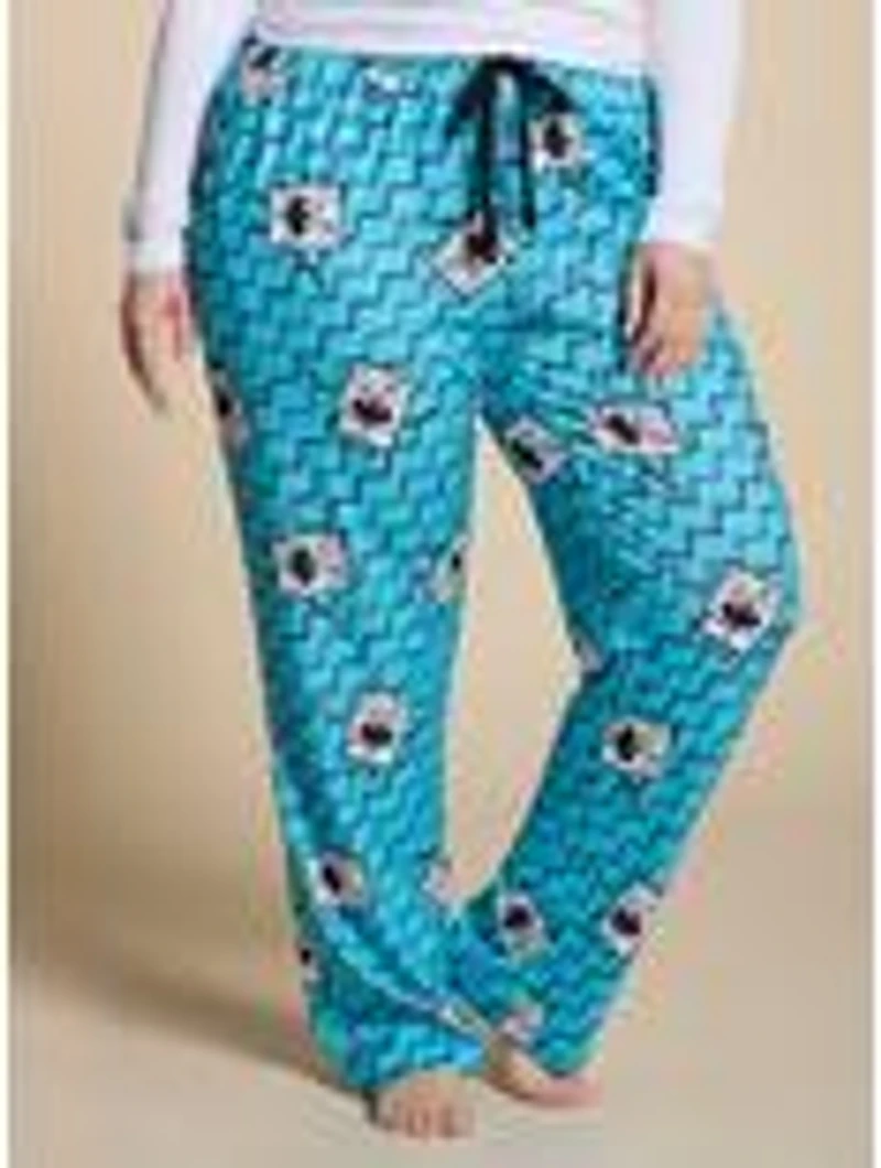 SpongeBob SquarePants DoodleBob Allover Print Women's Plus Sleep Pants