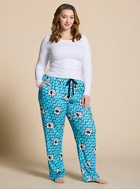 SpongeBob SquarePants DoodleBob Allover Print Women's Plus Sleep Pants