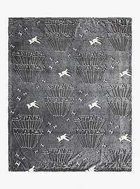 Star Wars Title Logo Glow-in-the-Dark Throw Blanket