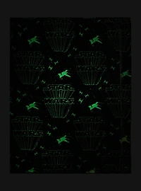 Star Wars Title Logo Glow-in-the-Dark Throw Blanket