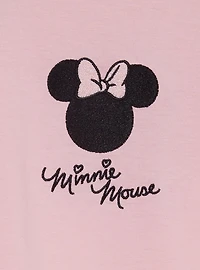 Disney Minnie Mouse Silhouette Women's Ringer T-Shirt - BoxLunch Exclusive