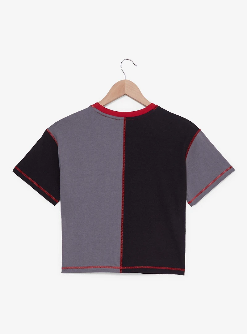 Adventure Time Marceline Split Color Cropped Women's T-Shirt - BoxLunch Exclusive