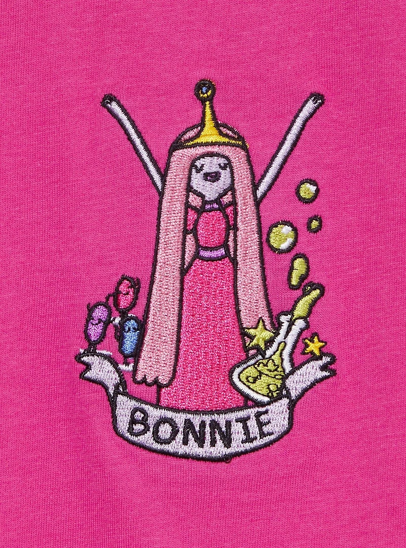 Adventure Time Princess Bubblegum Split Color Cropped Women's Plus T-Shirt - BoxLunch Exclusive