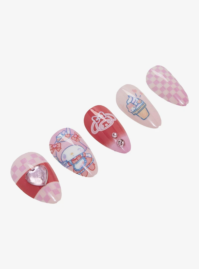 Sanrio My Melody Diner Press On Nails
