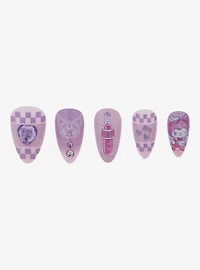 Sanrio Kuromi Diner Press On Nails