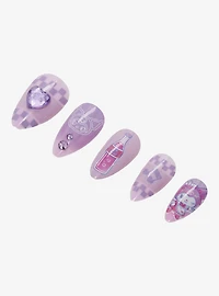 Sanrio Kuromi Diner Press On Nails