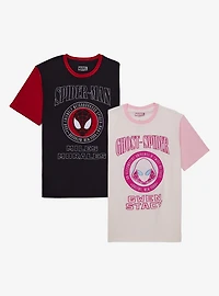 Marvel Spider-Man: Across the Spider-Verse Miles Morales Color Block T-Shirt — BoxLunch Exclusive