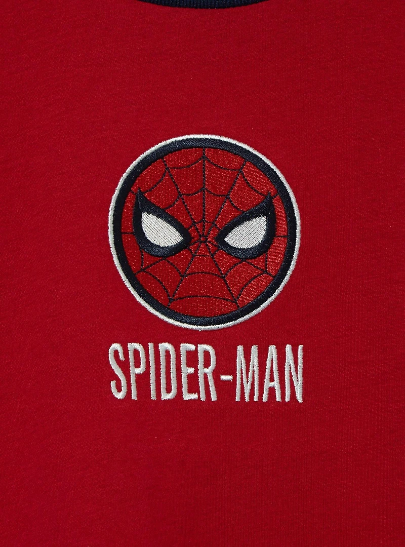 Marvel Spider-Man Logo Drop Shoulder T-Shirt — BoxLunch Exclusive