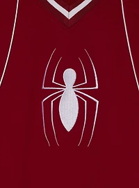 Marvel Spider-Man Logo Color Block Panel Sweatshirt - BoxLunch Exclusive
