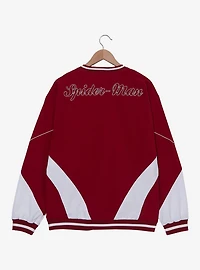 Marvel Spider-Man Logo Color Block Panel Sweatshirt - BoxLunch Exclusive