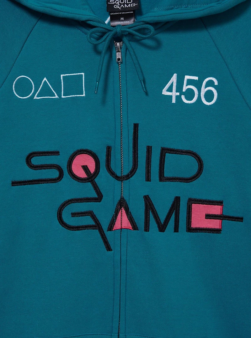 Squid Game Player 456 Replica Zippered Hoodie - BoxLunch Exclusive