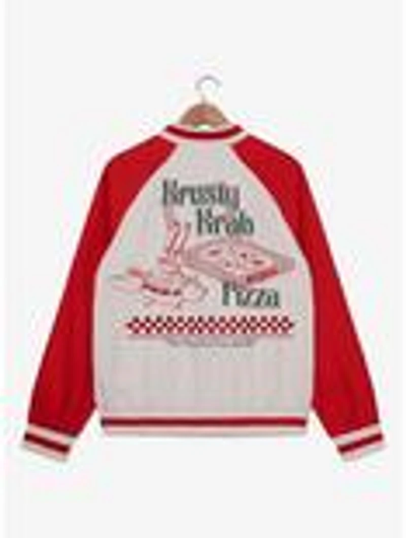 SpongeBob SquarePants The Krusty Krab Pizza Bomber Jacket — BoxLunch Exclusive