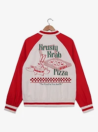 SpongeBob SquarePants The Krusty Krab Pizza Bomber Jacket — BoxLunch Exclusive