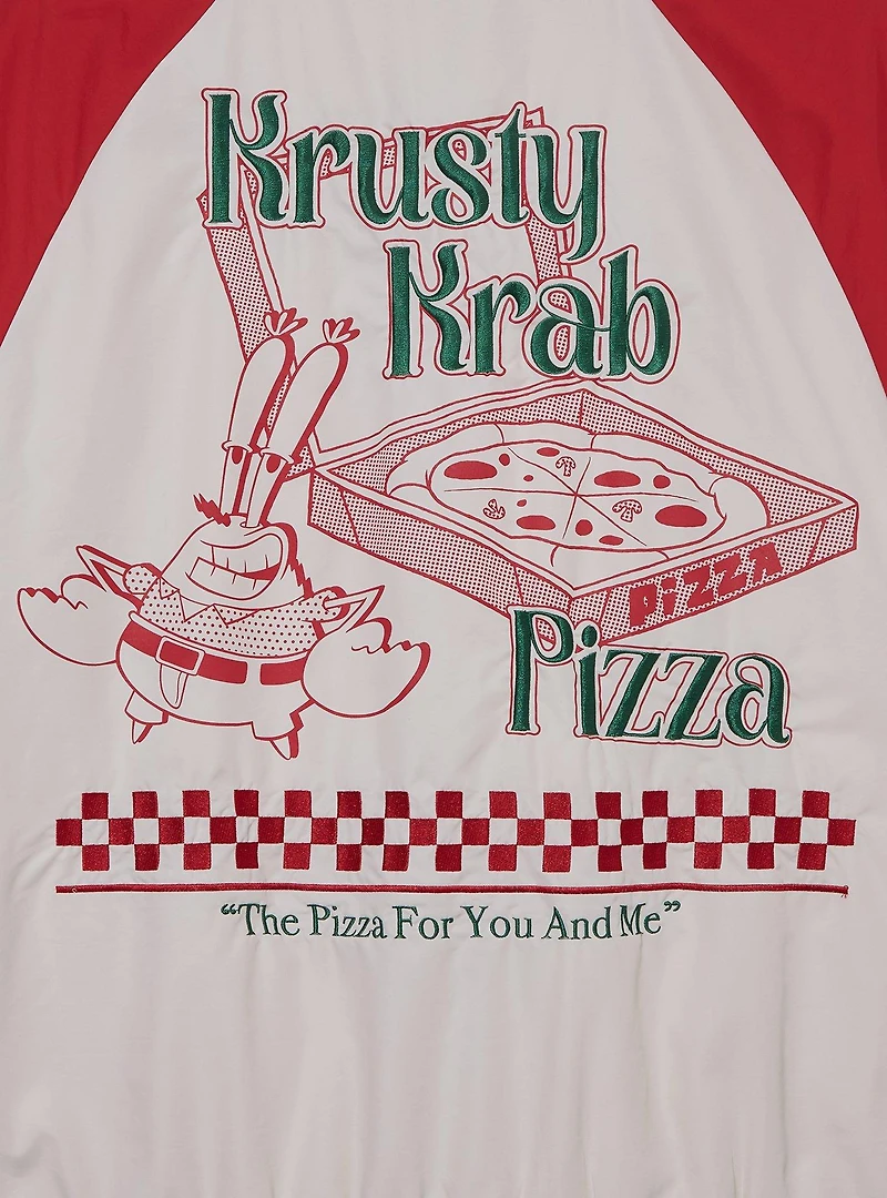 SpongeBob SquarePants The Krusty Krab Pizza Bomber Jacket — BoxLunch Exclusive