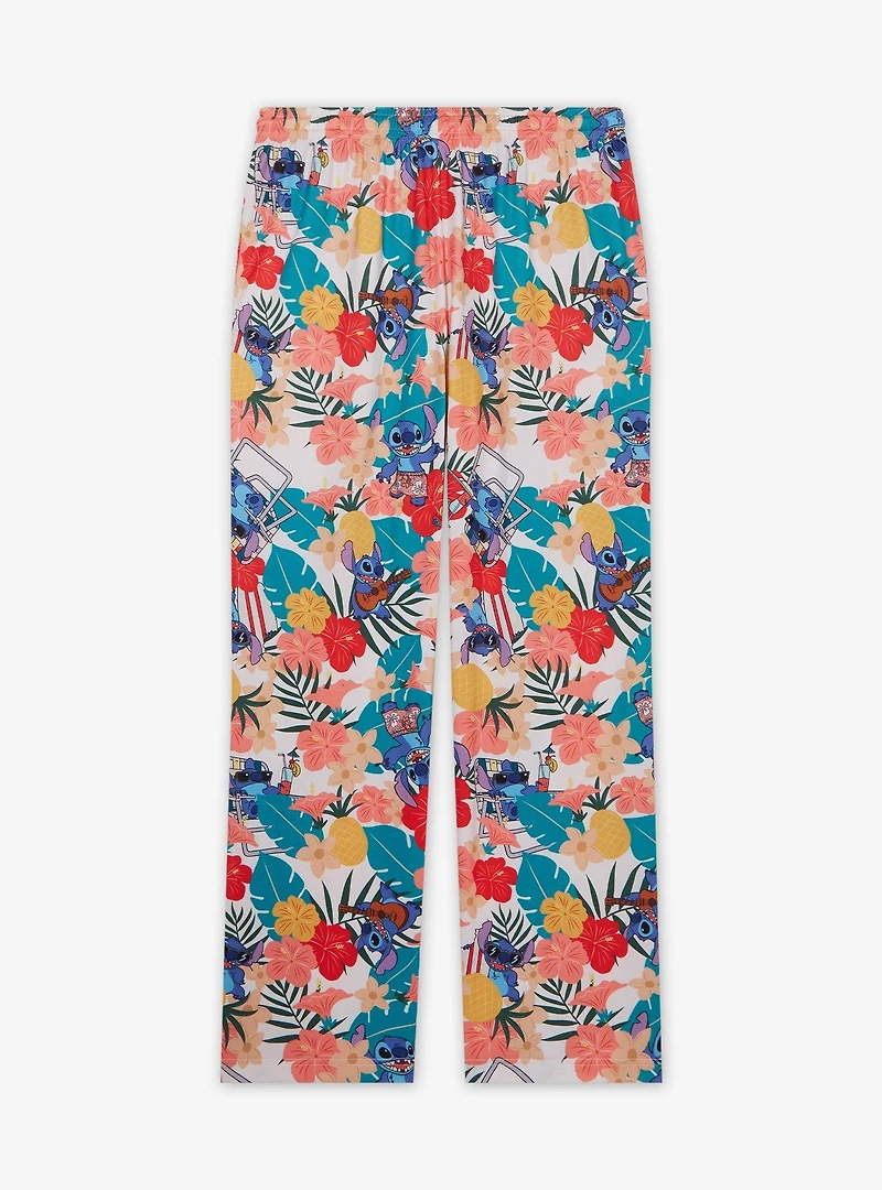 Disney Lilo & Stitch Tropical Plants Allover Print Sleep Pants - BoxLunch Exclusive