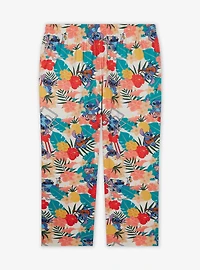 Disney Lilo & Stitch Tropical Plants Allover Print Women's Plus Sleep Pants - BoxLunch Exclusive