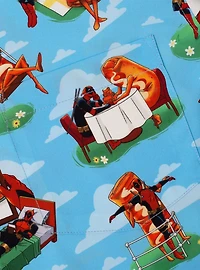 RSVLTS x Deadpool "Chimichanga Dreams" Button-Up Shirt
