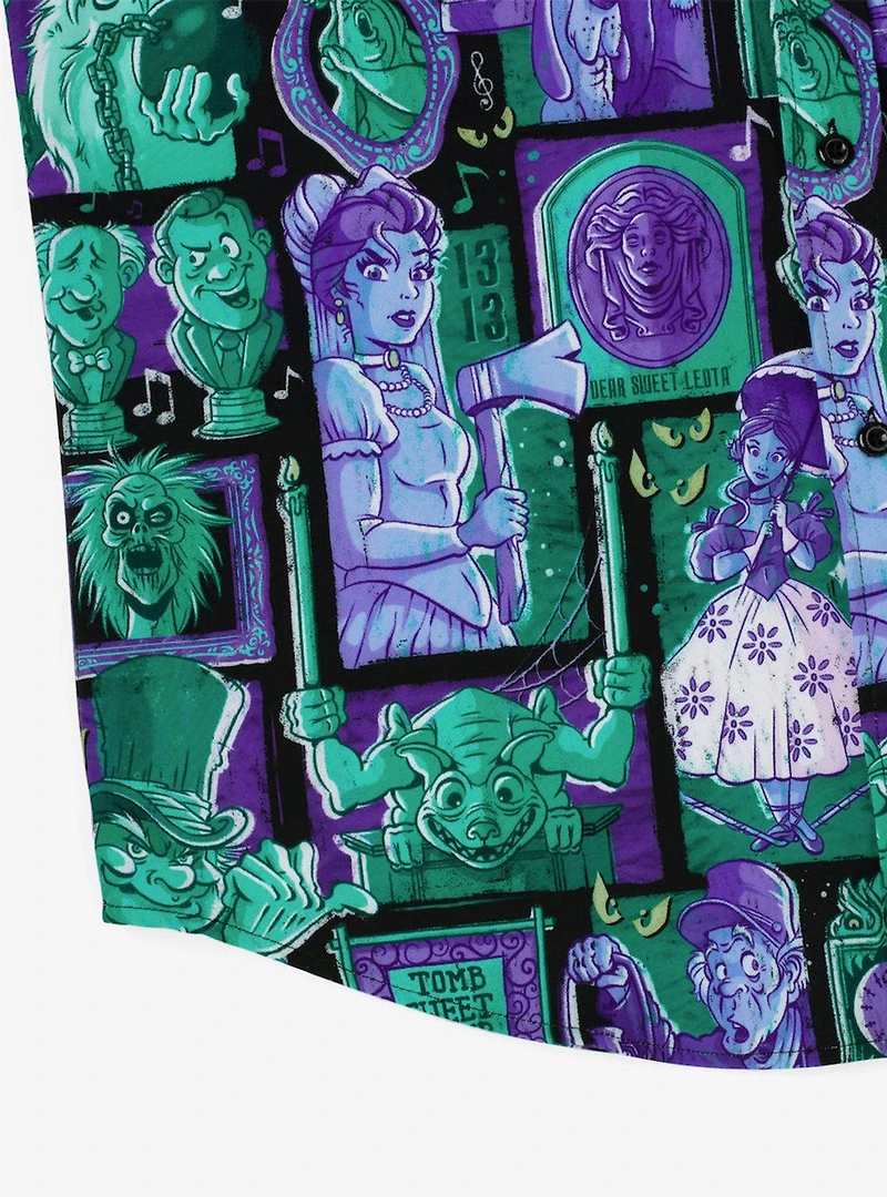 RSVLTS x Disney Haunted Mansion "Haunted Houseguests" Button-Up Shirt