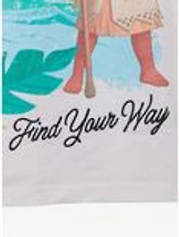 Disney Moana Island Portrait Women's Cropped T-Shirt