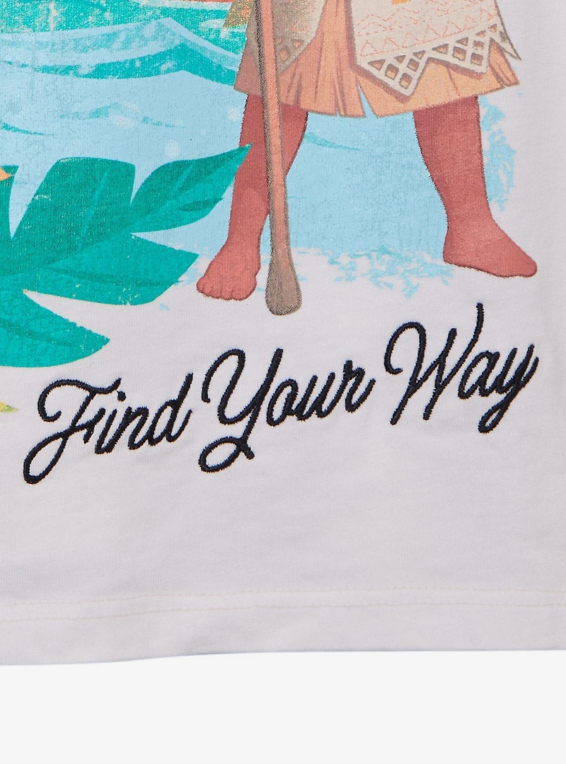 Disney Moana Island Portrait Women's Cropped T-Shirt