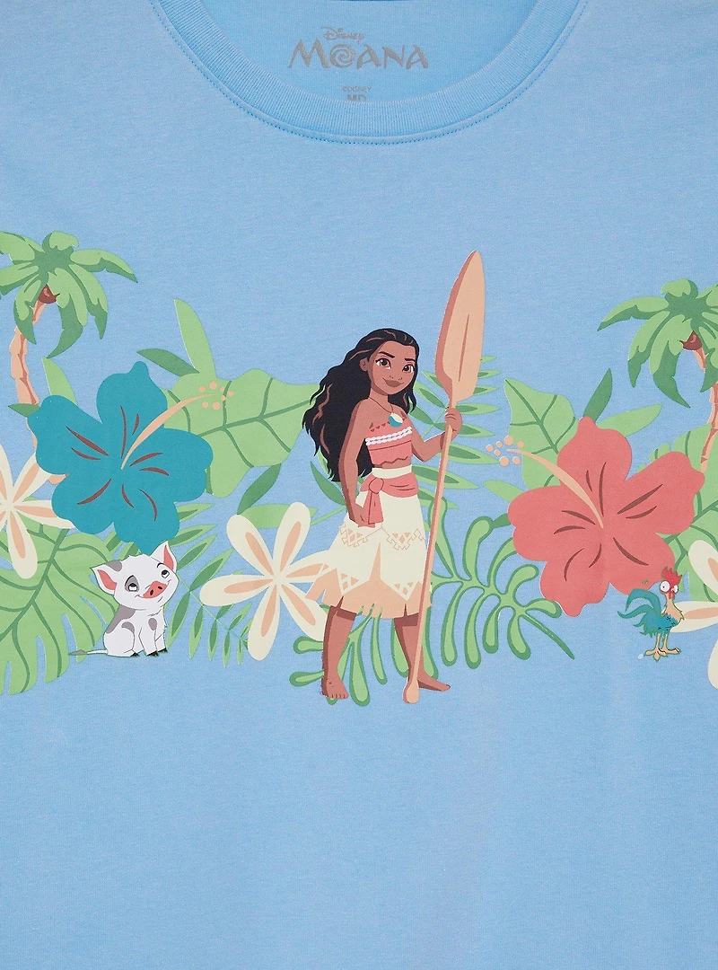 Disney Moana Hibiscus Floral Women's T-Shirt