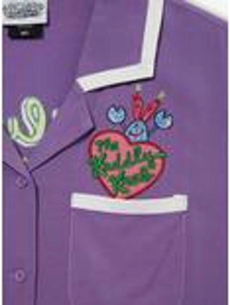 SpongeBob SquarePants The Kuddly Krab Women's Cropped Woven T-Shirt — BoxLunch Exclusive