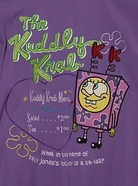 SpongeBob SquarePants The Kuddly Krab Women's Plus Woven T-Shirt — BoxLunch Exclusive