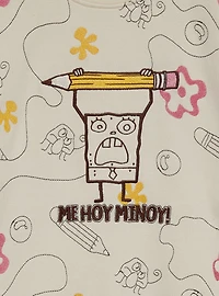 SpongeBob SquarePants DoodleBob Allover Embroidered Icons Crewneck - BoxLunch Exclusive