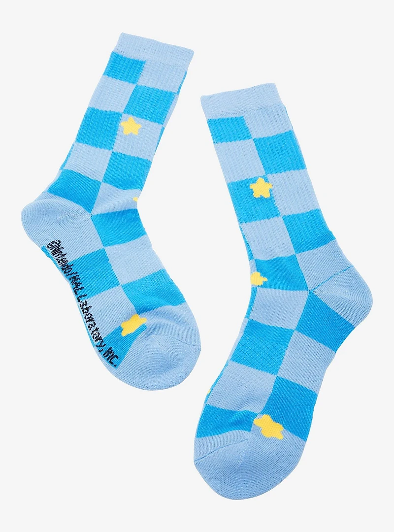 Nintendo Kirby Checkered Allover Print Crew Socks — BoxLunch Exclusive