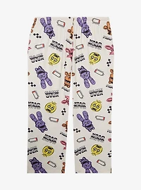Five Nights at Freddy's Characters Game Over Allover Print Women's Plus Sleep Pants - BoxLunch Exclusive